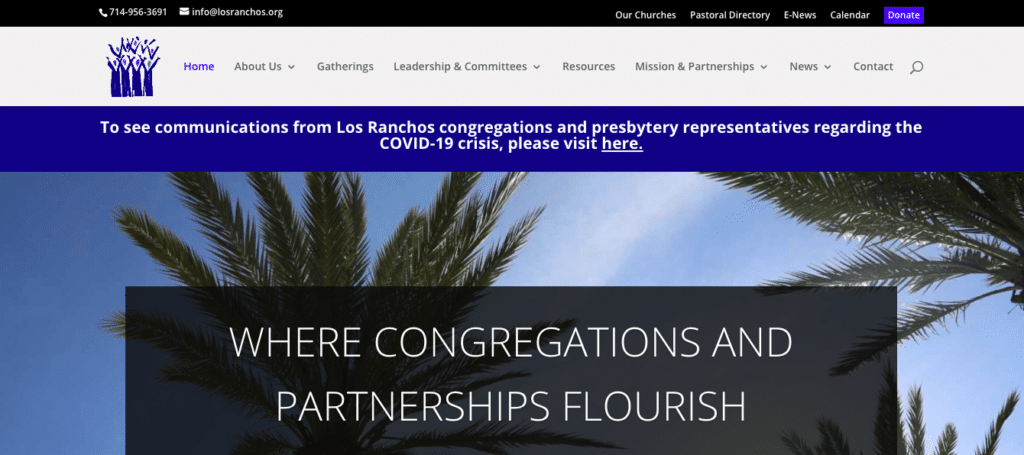 los-ranchos-presbytery-homepage-optimization