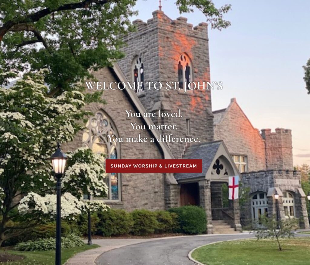 Website of St. John’s Episcopal Church in Larchmont, NY