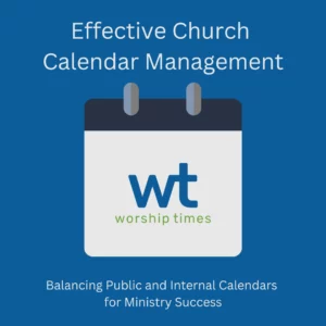 Effective Church Management Graphic